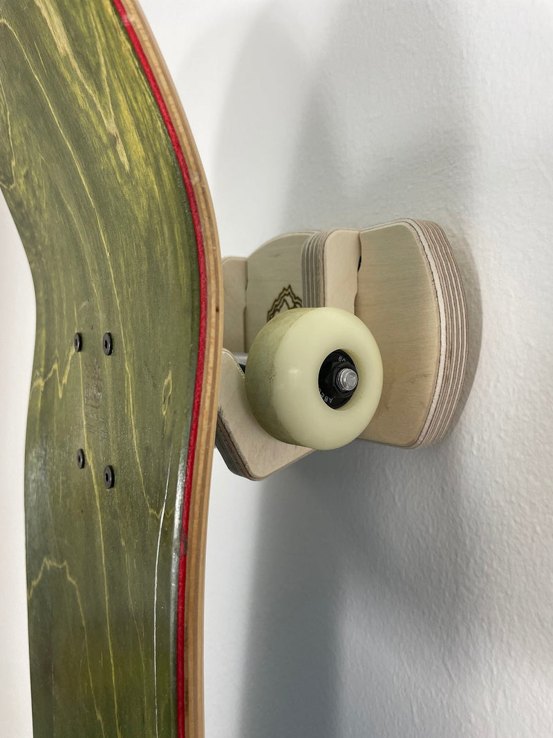 Load image into Gallery viewer, THE ELEVATOR skateboard &amp; longboard wall rack
