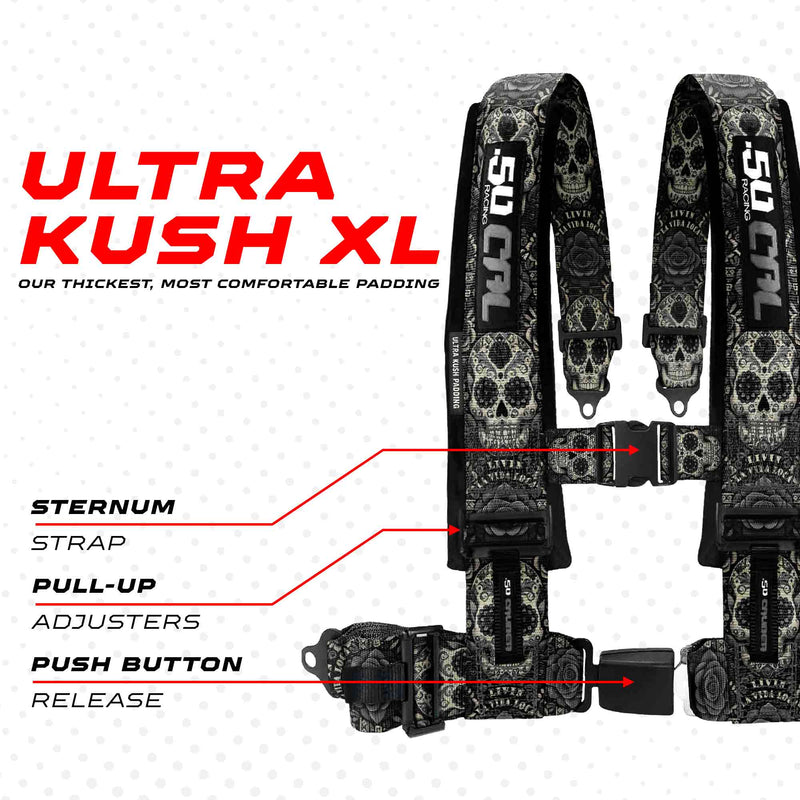 Load image into Gallery viewer, Elite Series 2" &amp; 3" 4 point Harness with push button release
