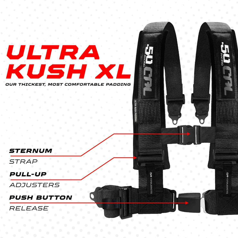 Load image into Gallery viewer, Elite Series 2" &amp; 3" 4 point Harness with push button release
