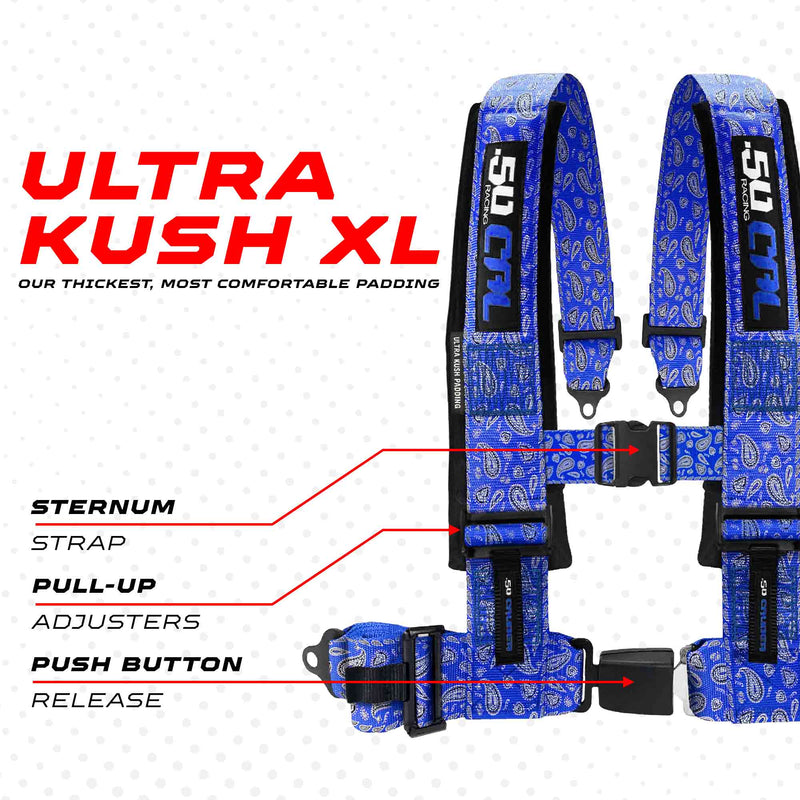 Load image into Gallery viewer, Elite Series 2" &amp; 3" 4 point Harness with push button release
