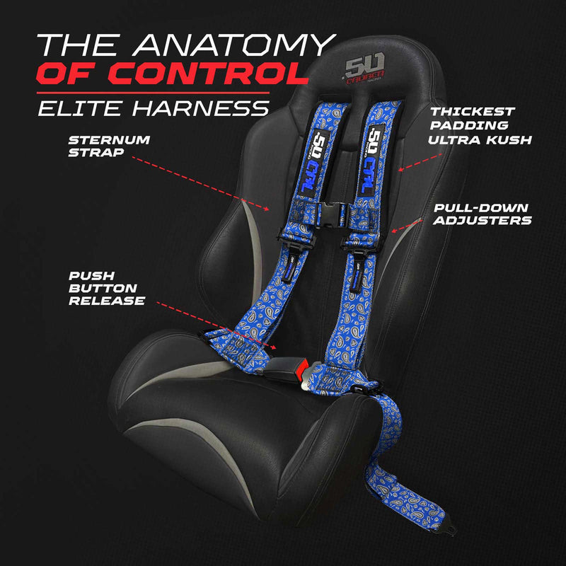 Load image into Gallery viewer, Elite Series 2" &amp; 3" 4 point Harness with push button release
