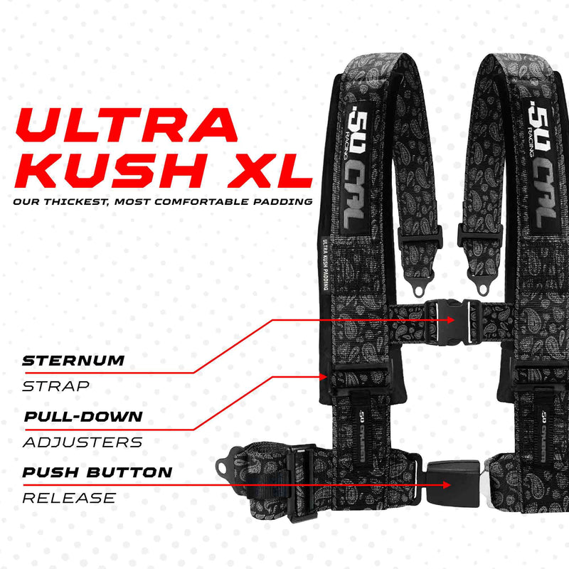 Load image into Gallery viewer, Elite Series 2" &amp; 3" 4 point Harness with push button release
