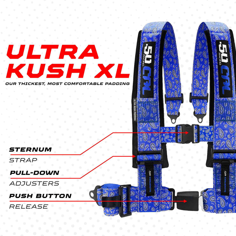 Load image into Gallery viewer, Elite Series 2" &amp; 3" 4 point Harness with push button release

