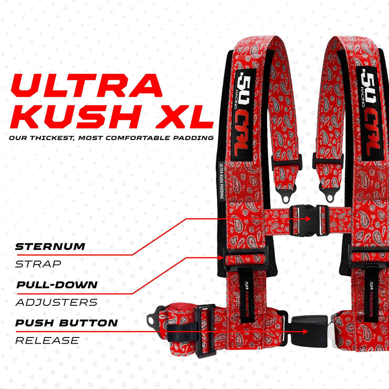 Load image into Gallery viewer, Elite Series 2" &amp; 3" 4 point Harness with push button release
