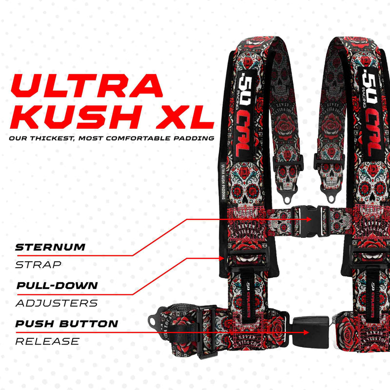 Load image into Gallery viewer, Elite Series 2" &amp; 3" 4 point Harness with push button release
