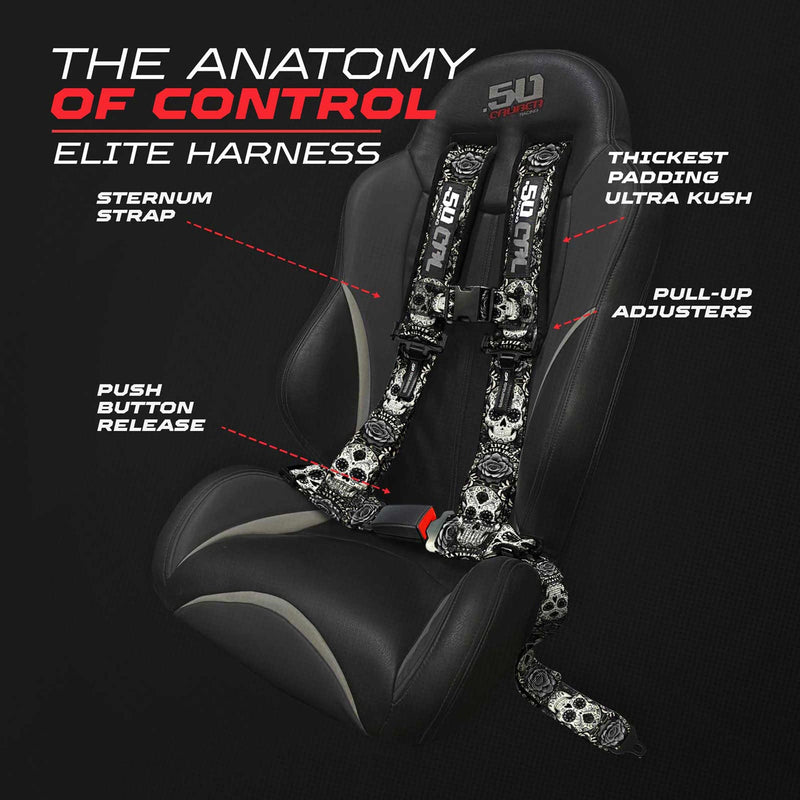 Load image into Gallery viewer, Elite Series 2" &amp; 3" 4 point Harness with push button release
