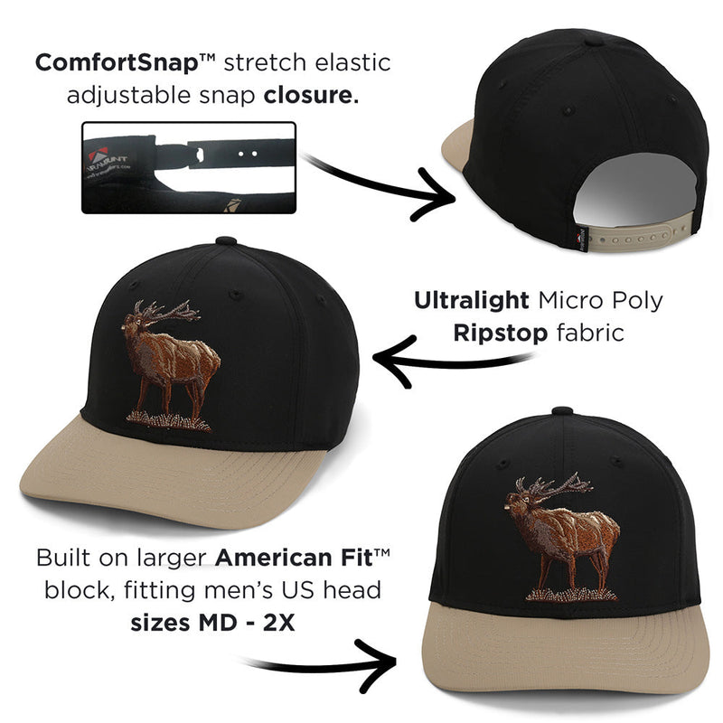 Load image into Gallery viewer, Bull Elk 6-Panel Riverside Cap ComfortSnap Snapback
