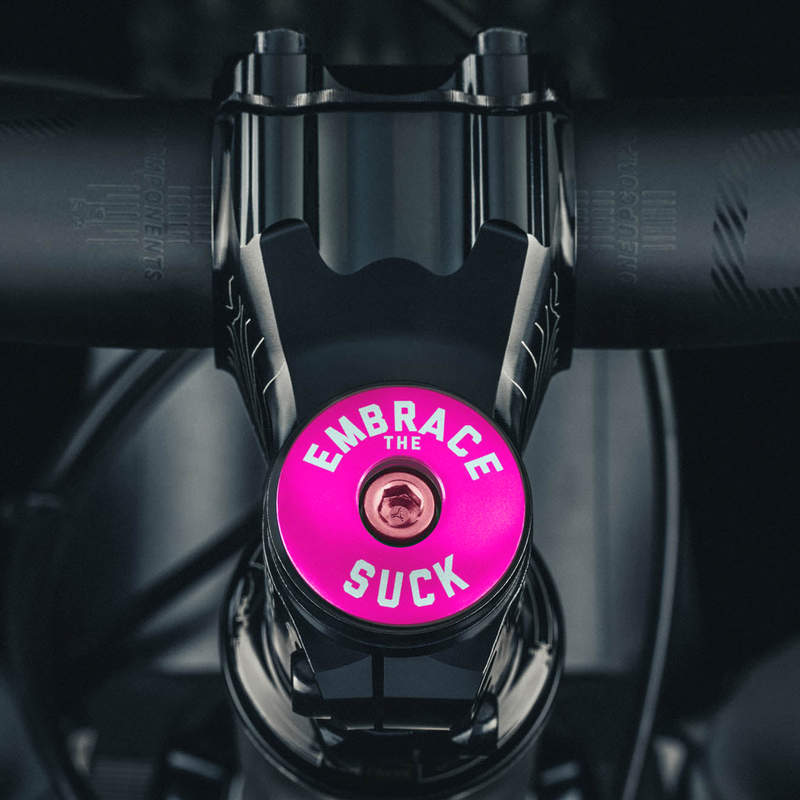 Load image into Gallery viewer, Embrace The Suck - Bicycle Headset Cap
