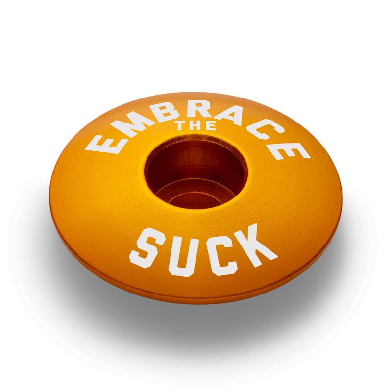 Load image into Gallery viewer, Embrace The Suck - Bicycle Headset Cap

