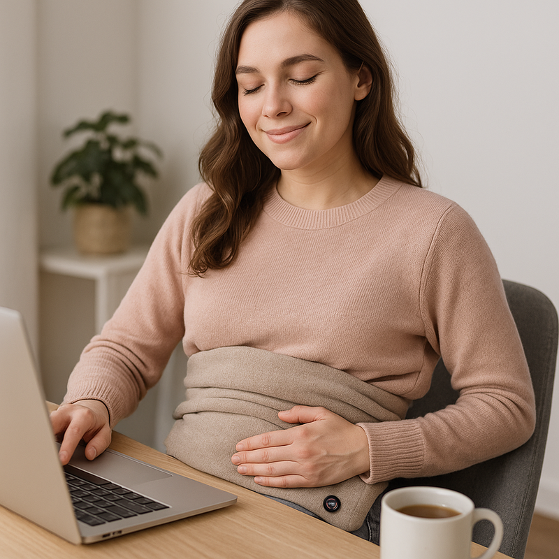 Load image into Gallery viewer, Enso Heated Scarf – Fashion Meets Function
