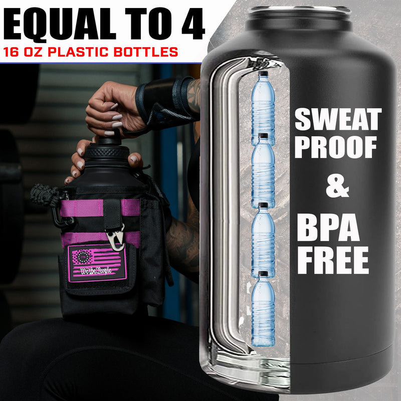 Load image into Gallery viewer, 64oz Battle Bottle Water Bottles

