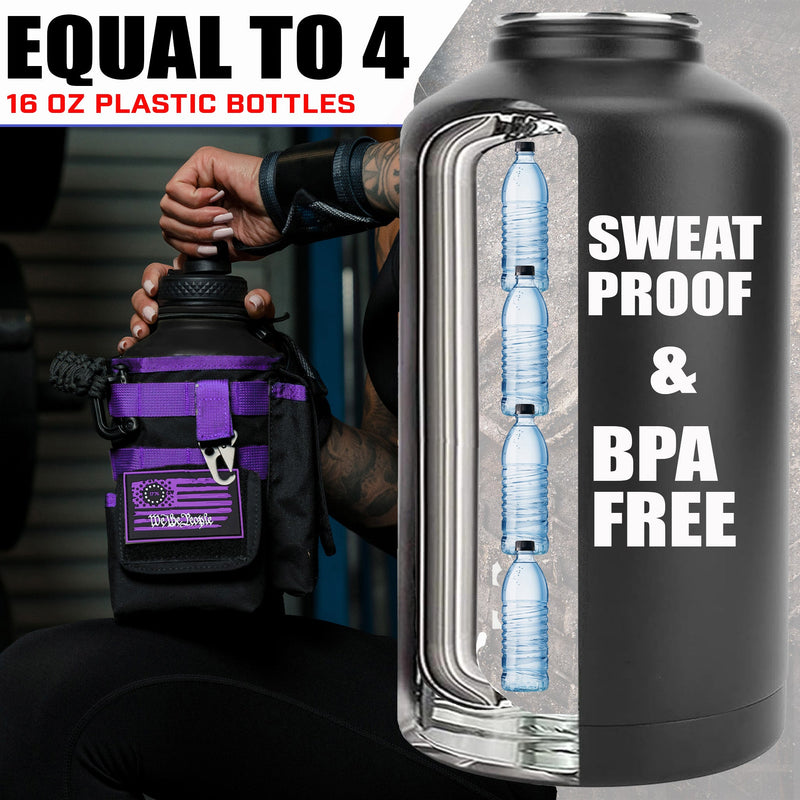 Load image into Gallery viewer, 64oz Battle Bottle Water Bottles
