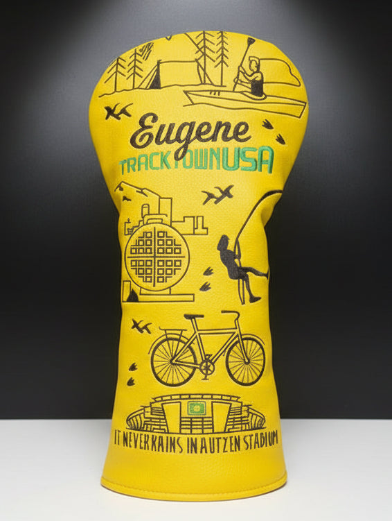 Load image into Gallery viewer, Eugene Track Town USA Headcover
