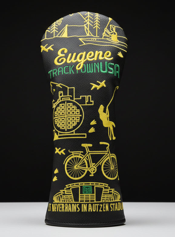 Load image into Gallery viewer, Eugene Track Town USA Headcover
