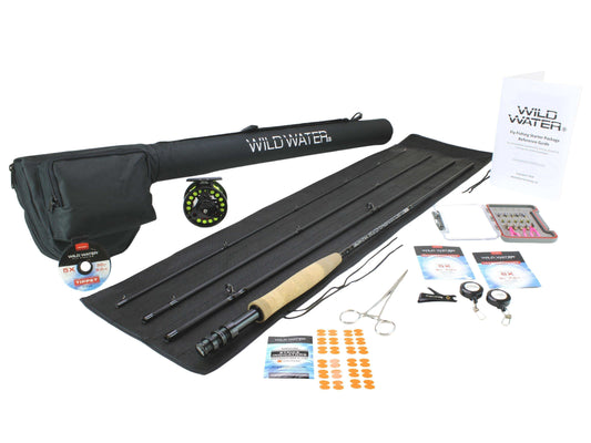 Euro Nymphing Fly Fishing Kit, 3wt Euro Nymphing Rod | 10ft | 4-piece | Wild Water Fly Fishing - Skoutley Outdoors LLC