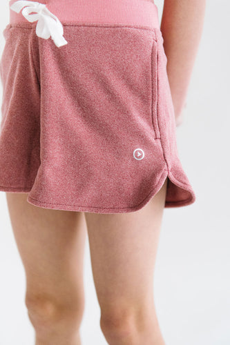 Cloud Shorts in Berry