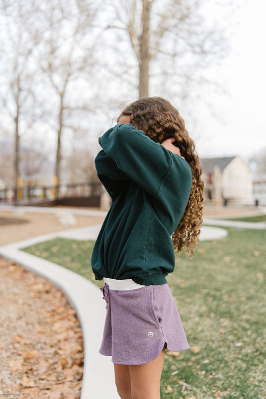 Cloud Shorts in Plum