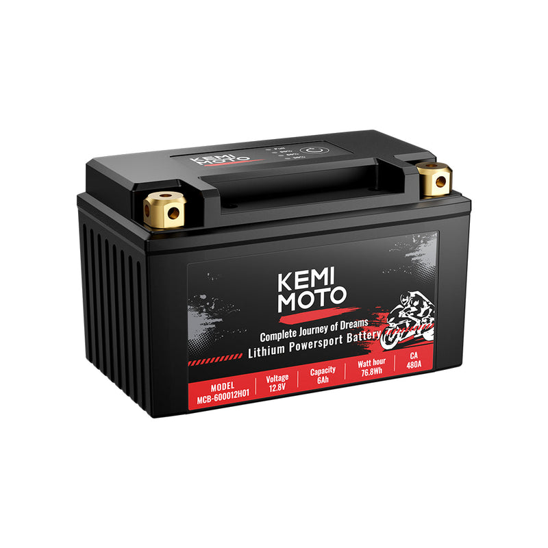 Load image into Gallery viewer, LiFePO4 12v 6Ah Lithium Battery for Motorcycle/ Lawn Mower /ATV/ UTV
