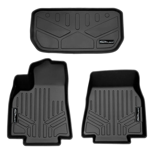 SMARTLINER Custom Fit Floor Liners For 2020-2025 Tesla Model Y (5 Passenger)