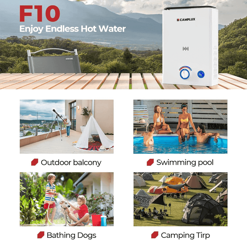 Load image into Gallery viewer, Camplux First F10 LPG Camping Water Heater
