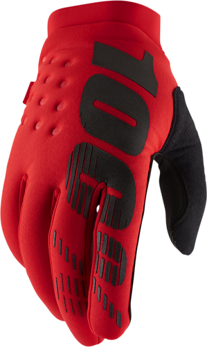 100% Brisker Gloves - Red - XL 10003-00033