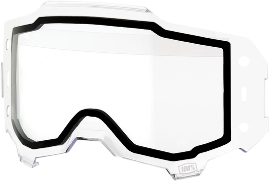 100% Armega Forecast Dual Lens - Clear 59064-00001