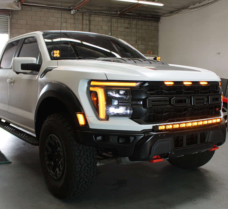 Load image into Gallery viewer, 2024+ Ford F150 Raptor Gen 3 Refresh Modular Bumper 40in Light Bar PRO
