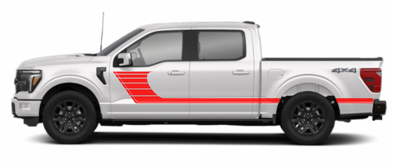 Load image into Gallery viewer, Strobe Side Decals For 2004-2024 Ford F-150 (x2)
