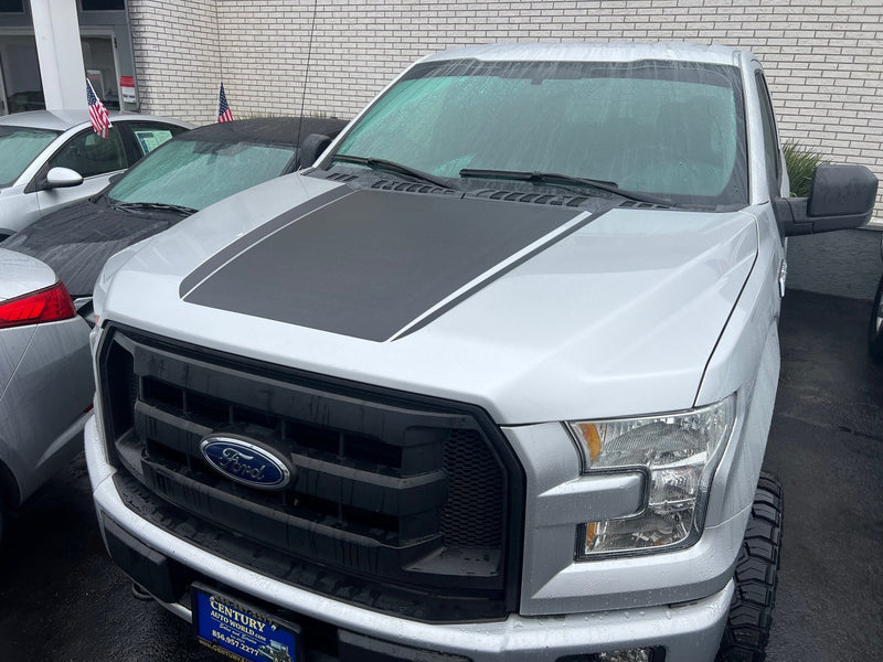 Load image into Gallery viewer, Spears And Center Hood Decals for 2015-2020 Ford F-150
