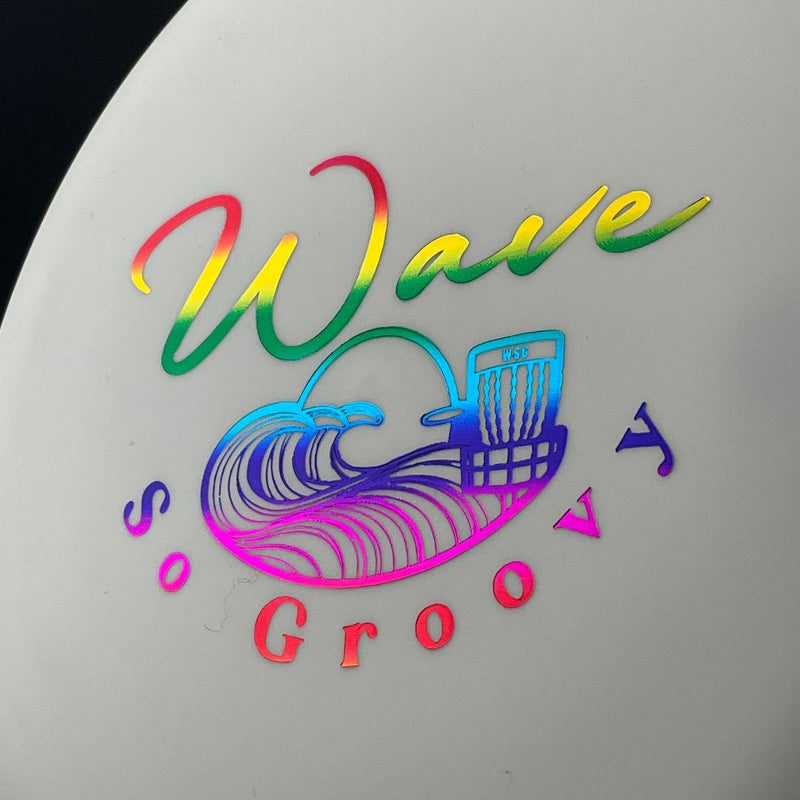 Load image into Gallery viewer, Super Stupid Soft GLO Wizard - "Wave So Groovy" Stamp
