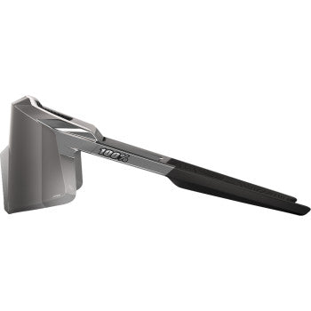 Load image into Gallery viewer, 100% Aerocraft Sunglasses - Black Chrome - HiPER Silver 60032-00015
