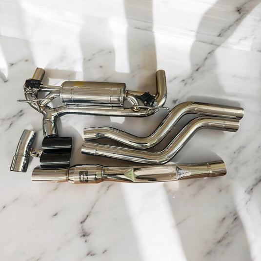 2015-2019 BMW F30 340i B58 Full Valve Performance Exhaust System | Palenon Performance