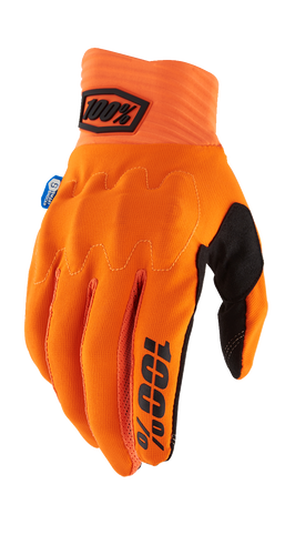 100% Cognito Smart Shock Gloves - Fluorescent Orange - 2XL 10014-00039