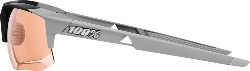 Load image into Gallery viewer, 100% Speedcoupe Sunglasses - Stone Gray - Coral Mirror 61031-289-79
