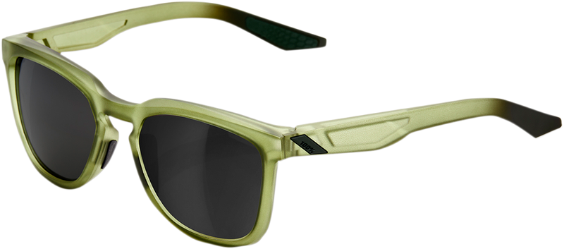Load image into Gallery viewer, 100% Hudson Sunglasses - Olive - Black Mirror 61028-296-61
