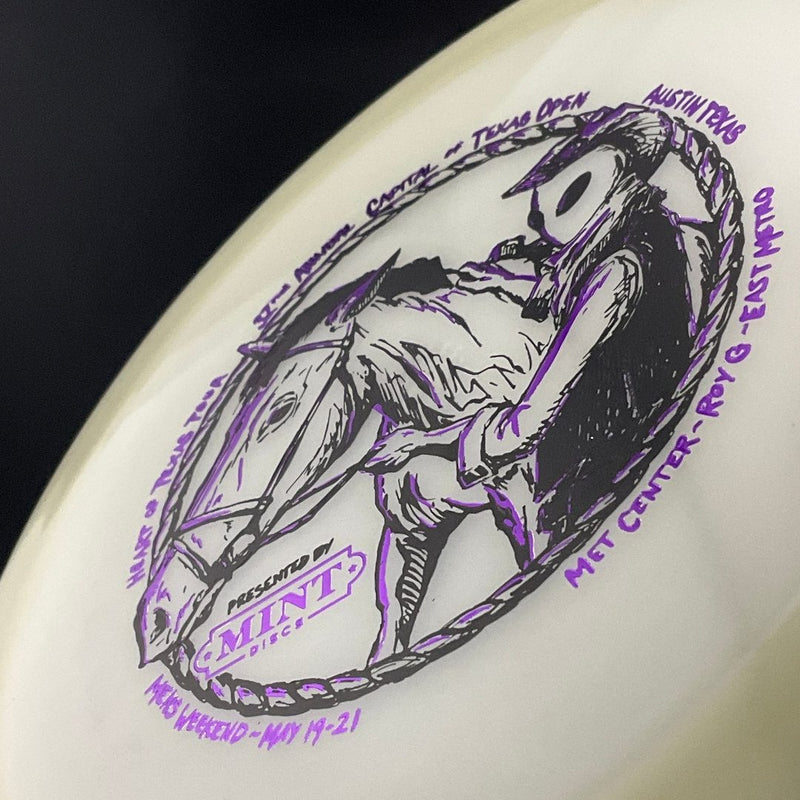 Load image into Gallery viewer, Nocturnal Longhorn - Second Run Glow - 2023 32nd Annual Capital of Texas Open
