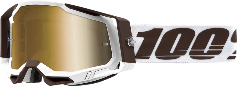 Load image into Gallery viewer, 100% Racecraft 2 Goggles - Snowbird - True Gold 50010-00007
