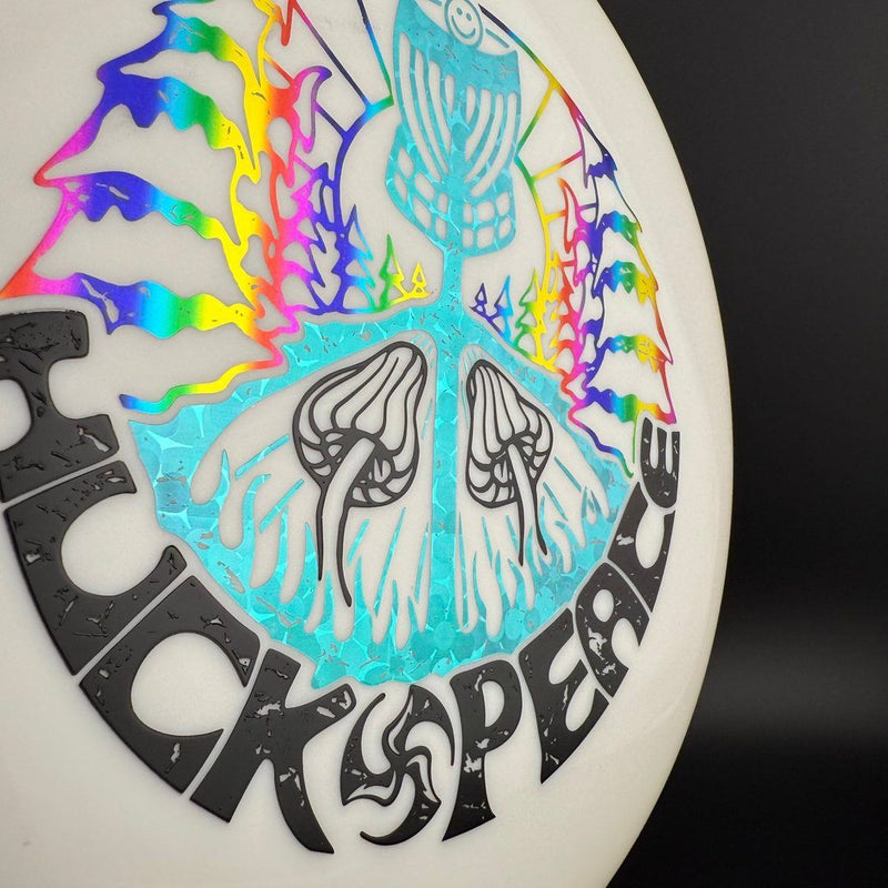 Load image into Gallery viewer, Soft Neo Spore - Huk Lab Peace Triple Foil Stamp
