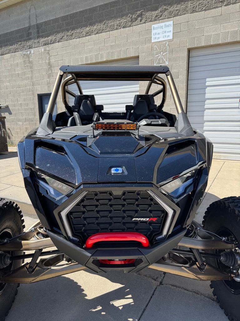 Load image into Gallery viewer, Polaris Pro R 10" Hood Mount LED Light Bar Kit (2024-2025)
