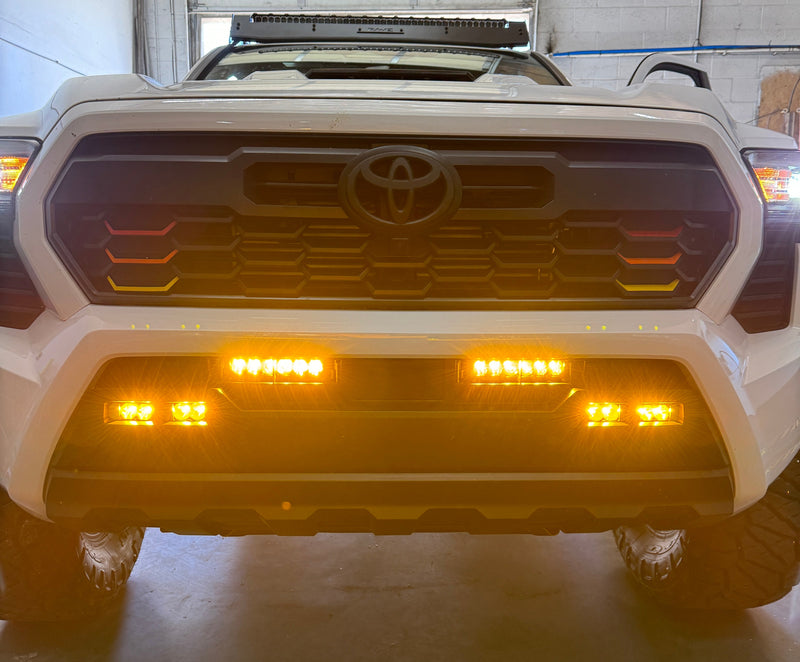 Load image into Gallery viewer, 4th gen Toyota Tacoma (2024+) LED Fog Light Kit - Amber Lens (Low Power)
