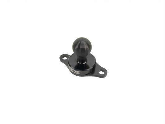 2 Hole AMPS Ball Mount - Glossy
