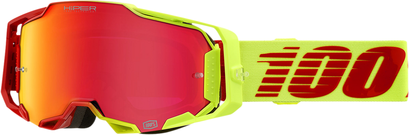 Load image into Gallery viewer, 100% Armega Goggles - Solaris - HiPER Red Mirror 50003-00003
