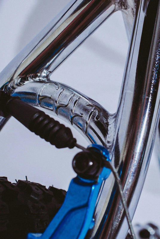 Cult x Fucking Awesome 26″ Cruiser Complete Bike - Chrome/Blue