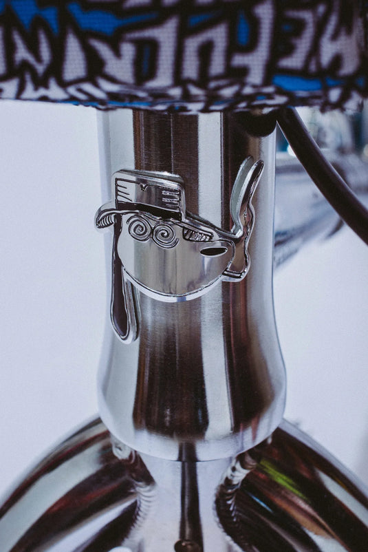 Cult x Fucking Awesome 26″ Cruiser Complete Bike - Chrome/Blue