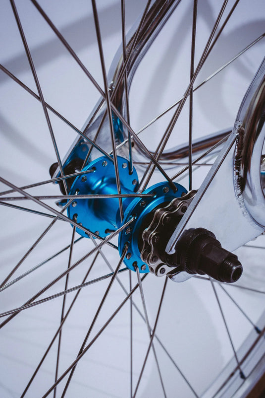 Cult x Fucking Awesome 26″ Cruiser Complete Bike - Chrome/Blue