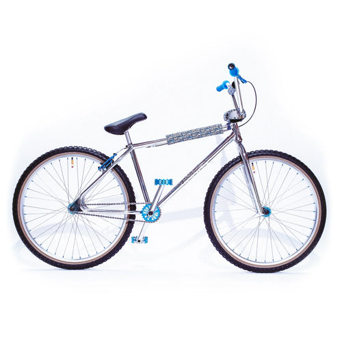 Cult x Fucking Awesome 26″ Cruiser Complete Bike - Chrome/Blue