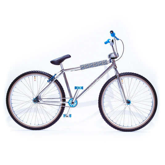 Cult x Fucking Awesome 26″ Cruiser Complete Bike - Chrome/Blue