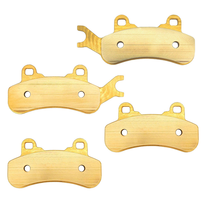 Load image into Gallery viewer, Can-Am Defender MAX HD7 HD8 HD9 HD10 HD11 6x6 &amp; PRO 2017-2026 Front &amp; Rear Brass Brake Pad Set
