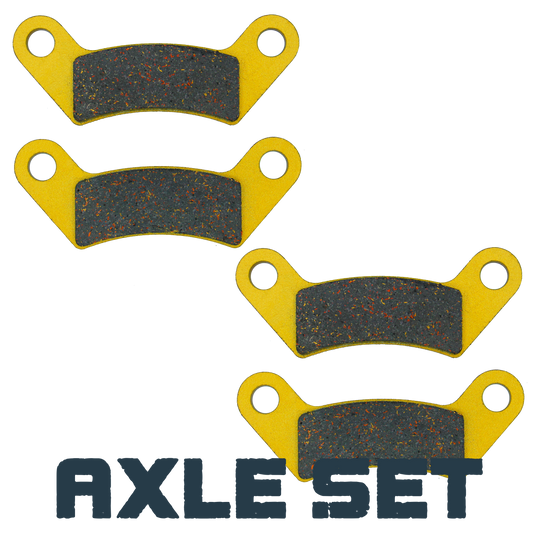 Cushman Hauler, Refesher, Shuttle, Titan XD  2009-2025 Ceramic Brake Pad Set