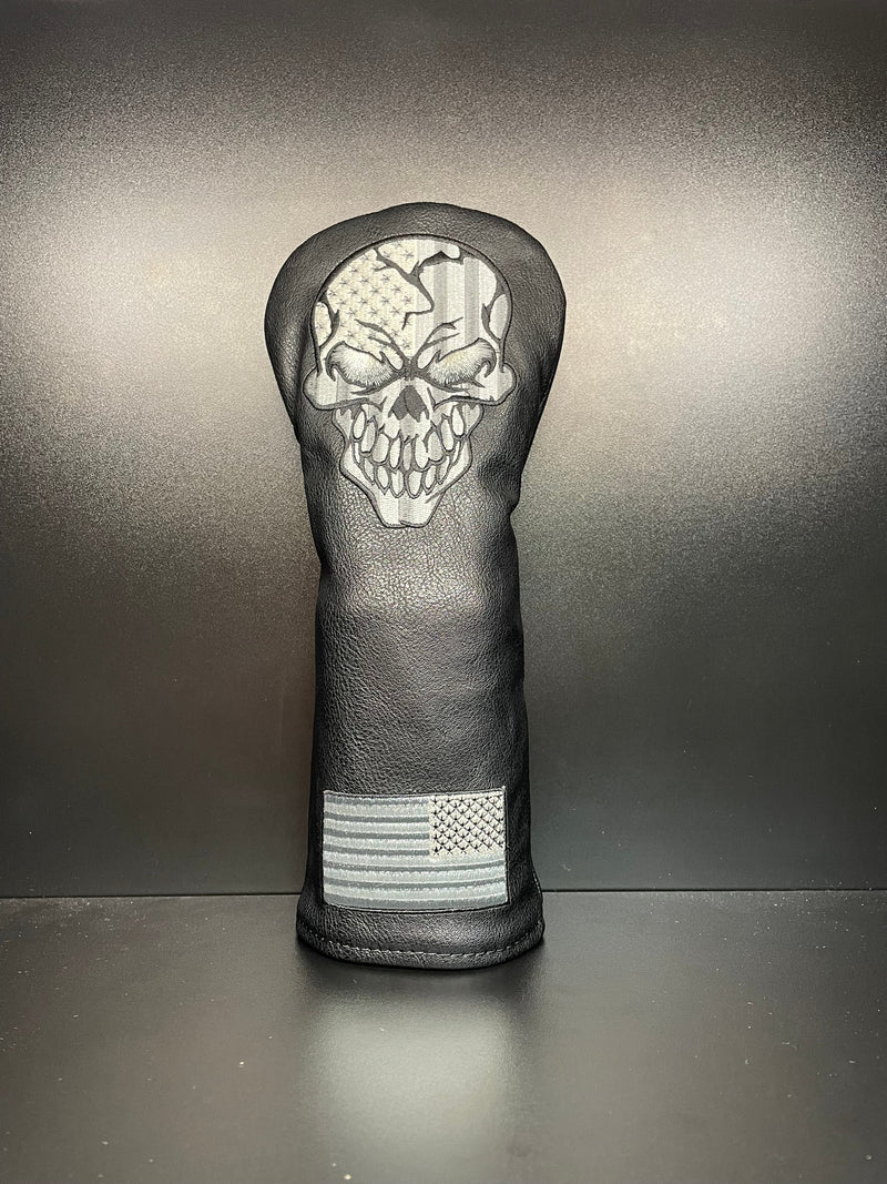Load image into Gallery viewer, American Skull Midnight Headcover
